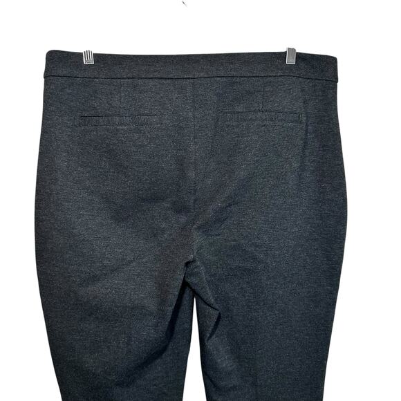 NYDJ Womens Slim Trouser Pants Ponte Knit Dark Gray Plus Size 14 Corpcore Career - Picture 7 of 13